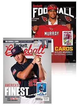 A 1-year subscription to Beckett Football & Beckett Baseball for just $69 A 1-year subscription to Beckett Football & Beckett Baseball for just $69